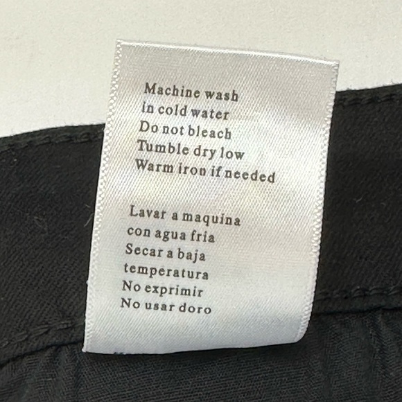 Kancan Black Mid Rise Denim Stretch Shorts W7 27 Frayed Raw Distressed H… - Picture 5 of 10